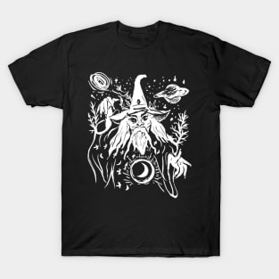 Evil Wizard Merlin Gothic Punk T-Shirt